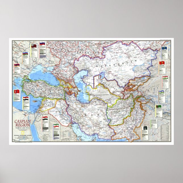 Póster " Región del Caspio: 1999 - Promesa y MAP del Peli (Frente)