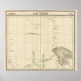 Póster Región del Lago Chad, África