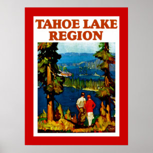 Póster Región del lago Tahoe