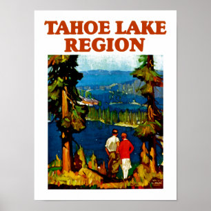 Póster Región del lago Tahoe