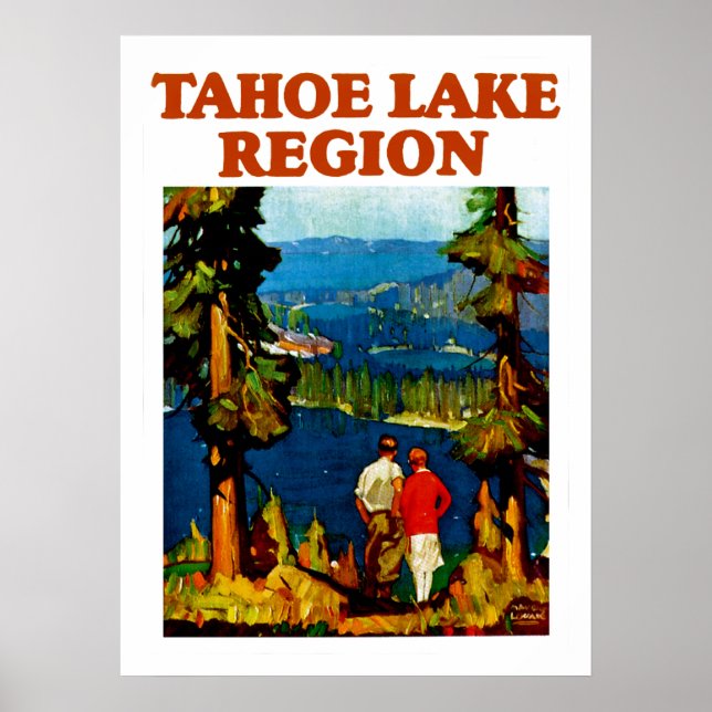 Póster Región del Lago Tahoe (Frente)