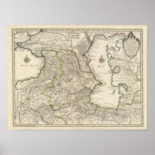 Póster Región del Mar Caspio