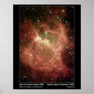 Póster Región DRS - telescopio de la formación estelar de
