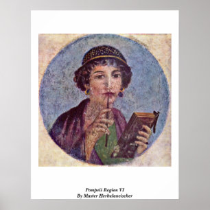 Póster Región VI de Pompeya por Herkulaneischer principa