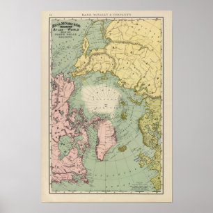 Póster Regiones del Polo Norte