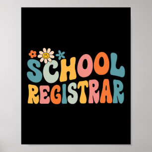 Póster Registrador de Groovy School Byck vuelve a la escu