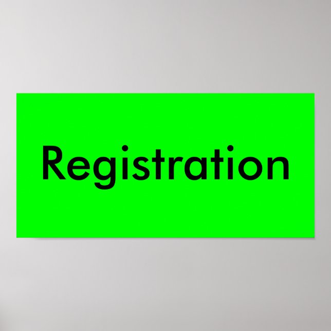 Póster Registro (Frente)