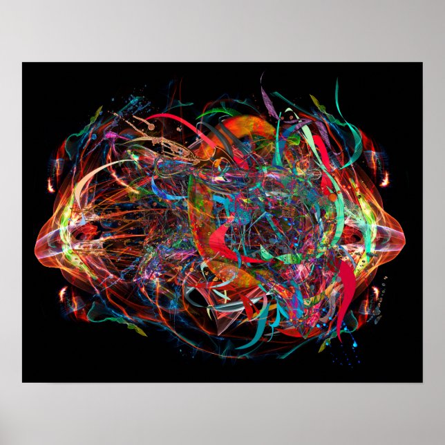 Póster REGISTROS AKASHIC Conscientes del Cosmos (Frente)