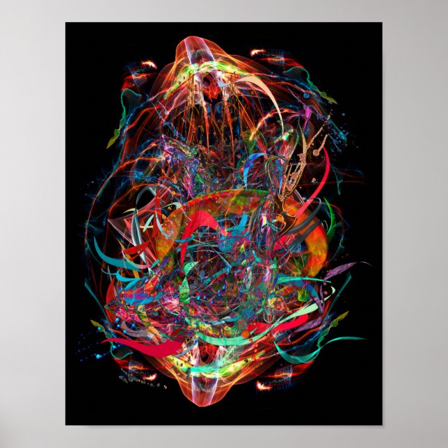 Póster REGISTROS AKASHIC Conscientes del Cosmos (Frente)