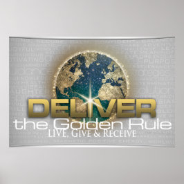 Póster Regla de Oro