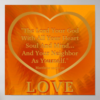 Póster Regla De Oro Sobre El Poster De Las Alas Angélicas