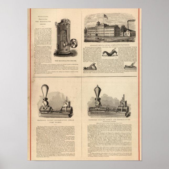 Póster Regla y nivel de Foos y Jane Stanley (Frente)