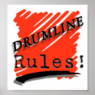 Póster Reglas de Drumline