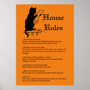 Póster Reglas de Halloween