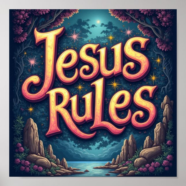 Póster Reglas de Jesús (Frente)
