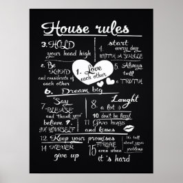 Póster Reglas de la Cámara