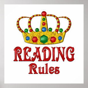 Póster Reglas de lectura
