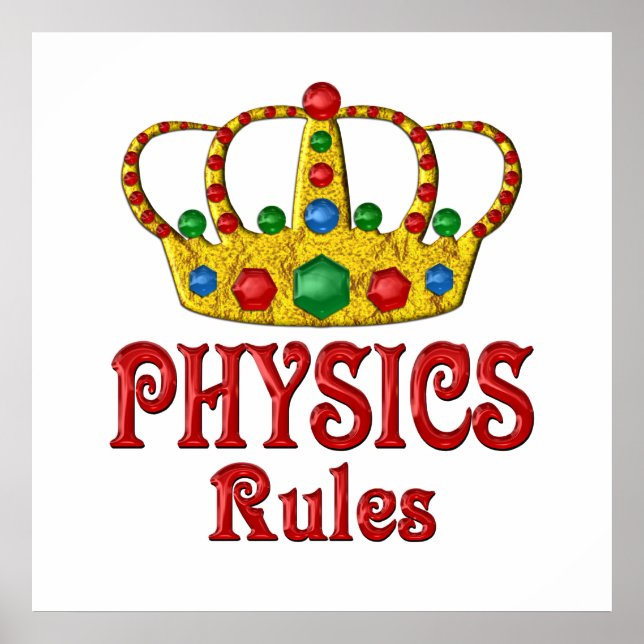 Póster Reglas de PHYSICS (Frente)