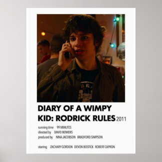 Póster Reglas de Rodrick