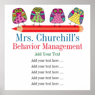 Póster Reglas del aula del profesor / RECOMPENSAS / Admin