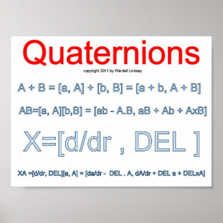 Póster ¡Reglas matemáticas!