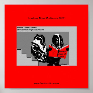 Póster Reglas zorristas de Odor Funny Londons Times Poste