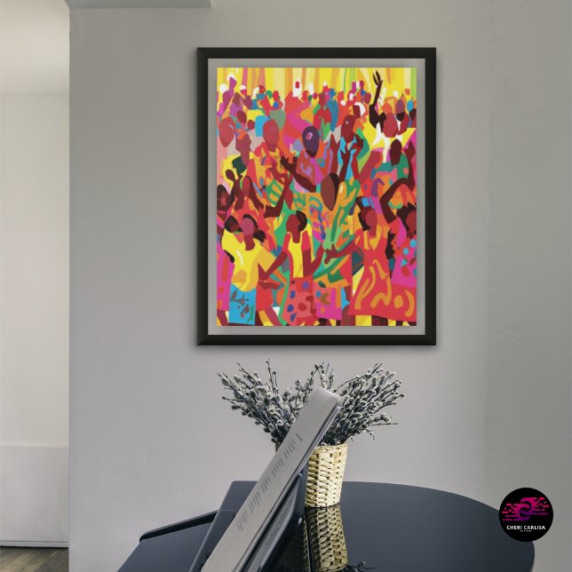 Póster Regocíjate y siente el Espíritu Santo (When the music hits and the whole room moves—yeah, that’s this on your wall)