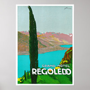 Póster Regoledo Italia Viajes de época