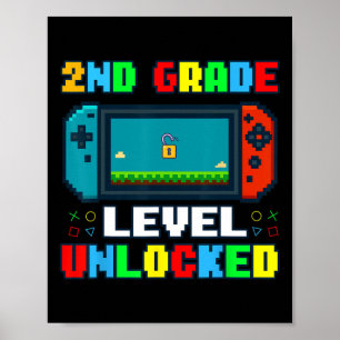 Póster Regreso a la Escuela Nivel 2do Grado Desbloqueado
