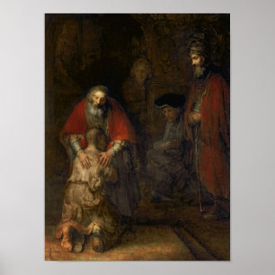 Póster Regreso del hijo pródigo, c.1668-69