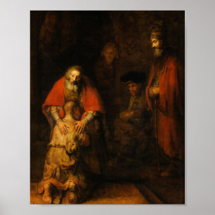 Póster Regreso del hijo pródigo por Rembrandt van Rijn
