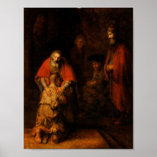 Póster Regreso del hijo pródigo - Rembrandt - Poster