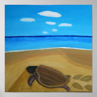 Póster Regreso del Poster de la tortuga