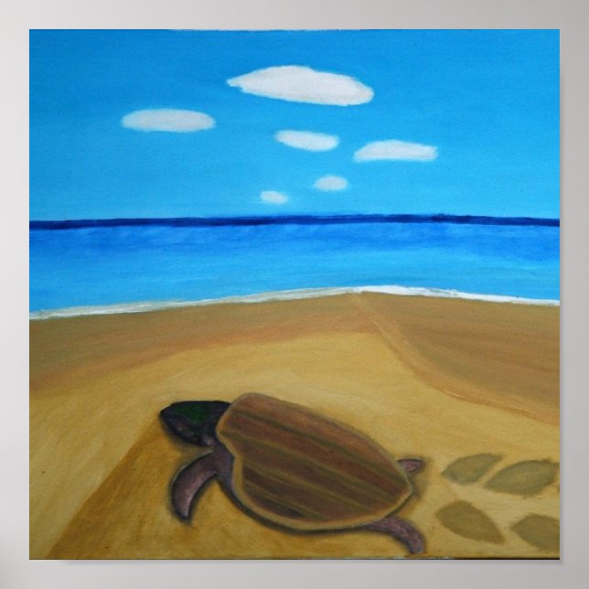 Póster Regreso del Poster de la tortuga (Frente)