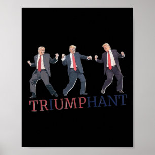 Póster Regreso triunfante de la inauguración de Trump Vic