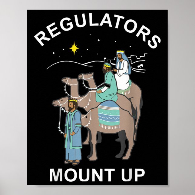Póster Regulator Mount Cute Up Christmas Three Kings Rein (Frente)