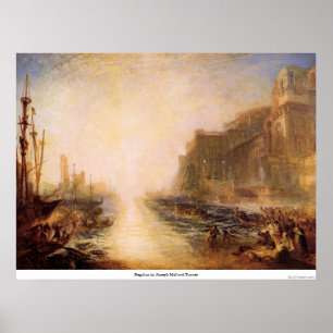 Póster Régulo de José Mallord Turner