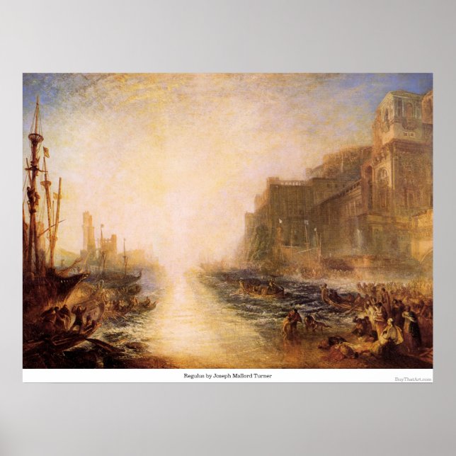 Póster Regulus by Joseph Mallord Turner (Frente)