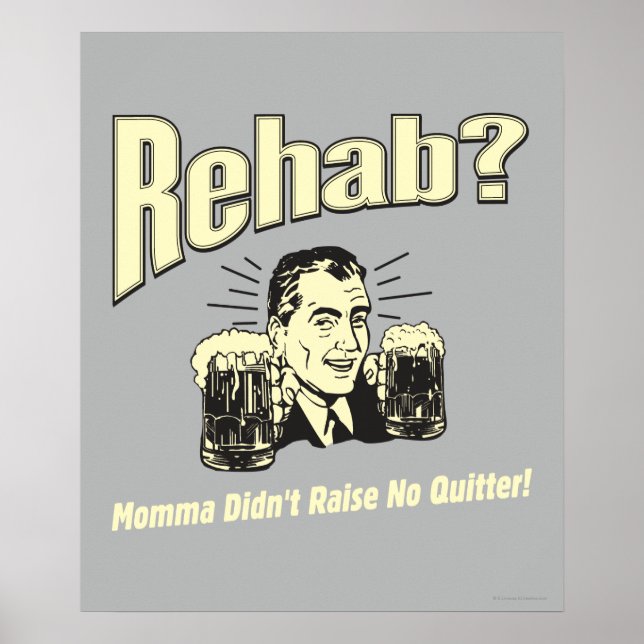 Póster Rehab: Mamá no surgió (Frente)