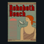 Póster Rehoboth Beach Art Deco<br><div class="desc">Rehoboth Beach Art Deco</div>