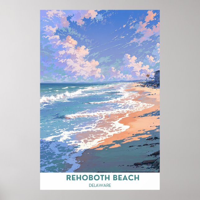 Póster Rehoboth Beach, Delaware (Frente)