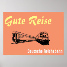 Póster Reichsbahn alemán