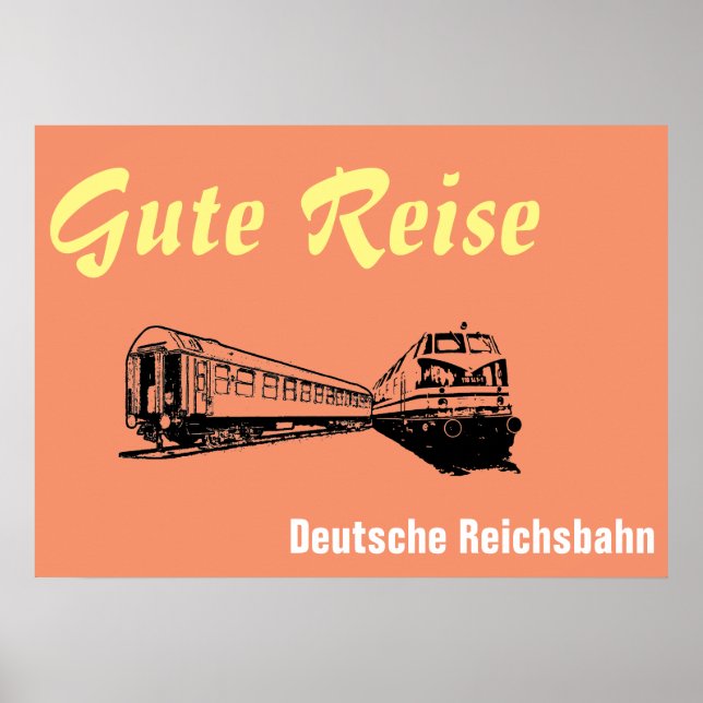 Póster Reichsbahn alemán (Frente)