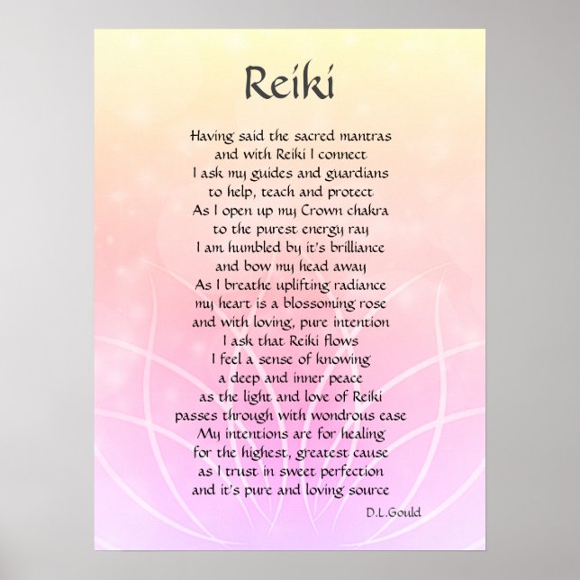Póster Reiki (Frente)