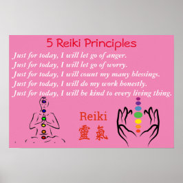 Póster Reiki/Chakra