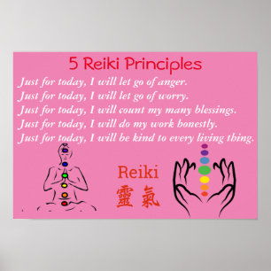 Póster Reiki/Chakra