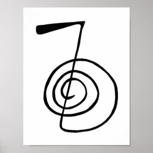 Póster Reiki: Cho Ku Rei: El símbolo de potencia