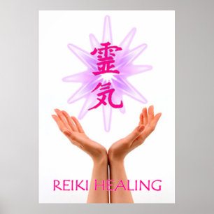 Póster Reiki Healing