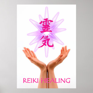 Póster Reiki Healing