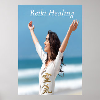 Póster Reiki Healing